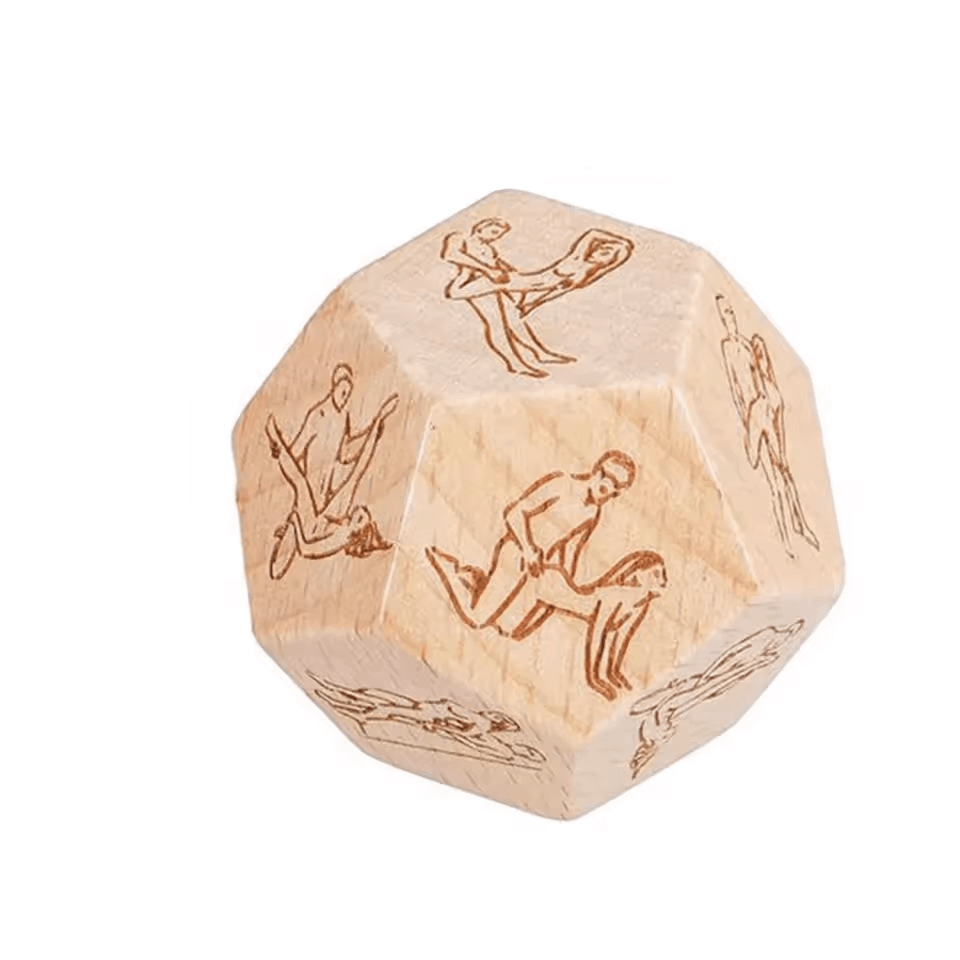 Dé de Positions en Bois