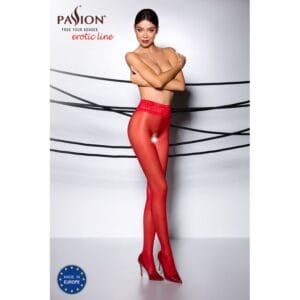 Collants Ouverts Rouges