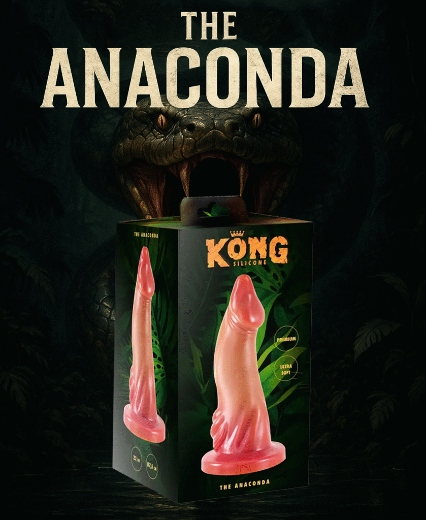 The Anaconda – Gode Géant Silicone à Ventouse