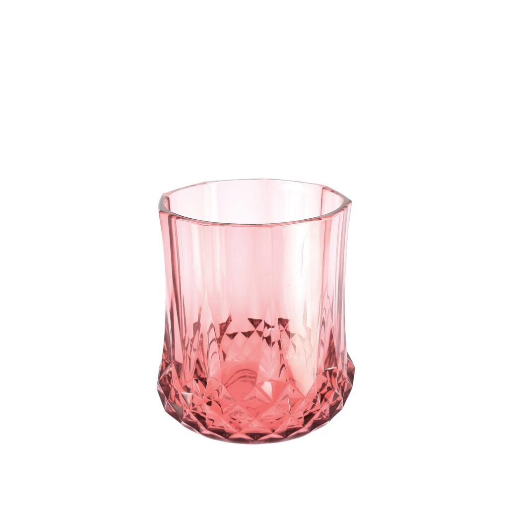 Verre Réutilisable Rose – Aspect Cristal