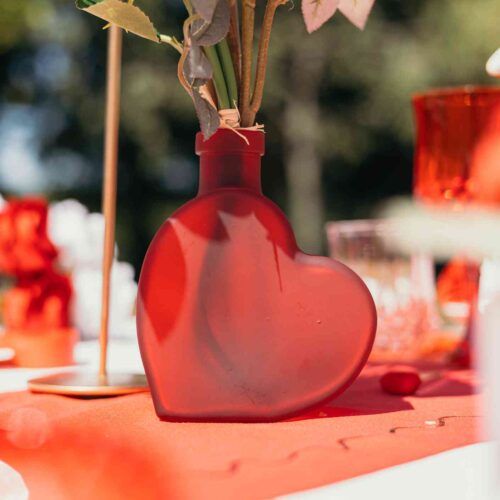 vase coeur givré roseandfly soirée romantique