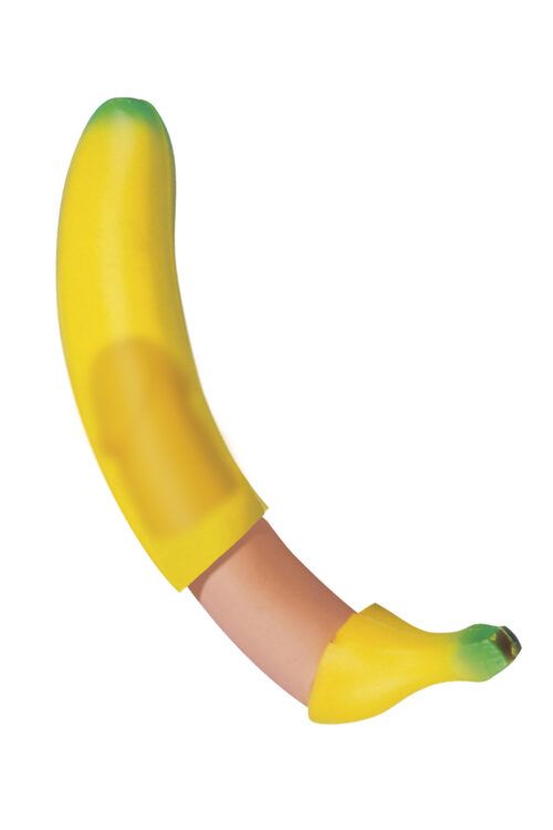 Banane forme pénis cadeau drôle entre amis