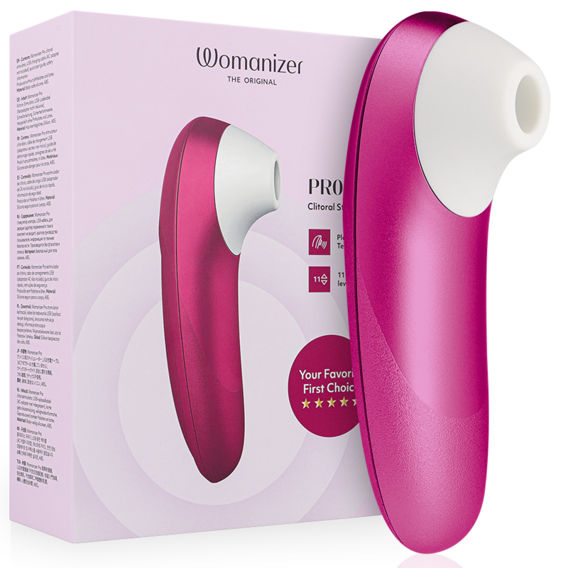 WOMANIZER – Stimulateur clitoridien Pro Vibrant Rose
