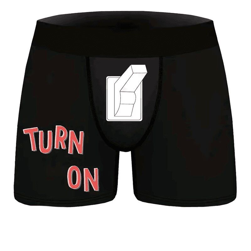 Boxer_humoristique homme Turn On
