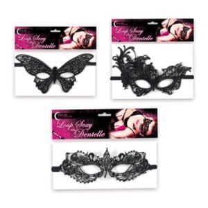 Masque Noir à Lacets