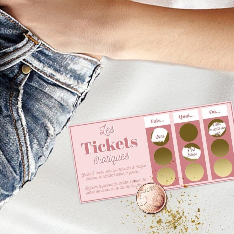 carte à gratter sexy