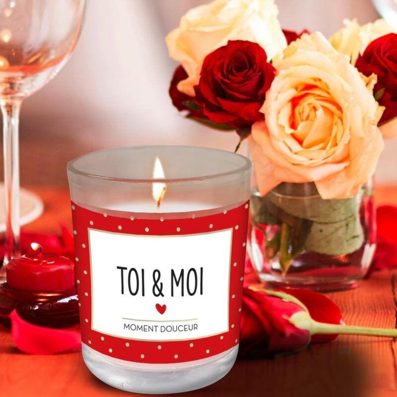 Bougie avec message - en verre – Image 2