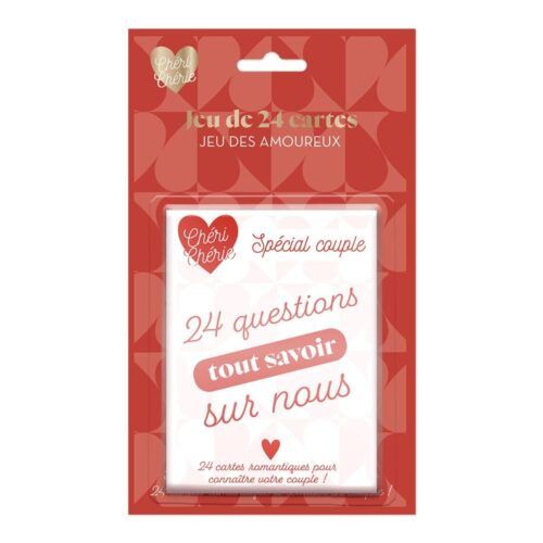 Jeu de cartes couple