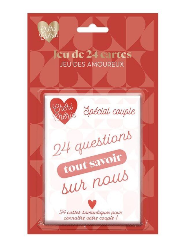 Jeu de cartes couple