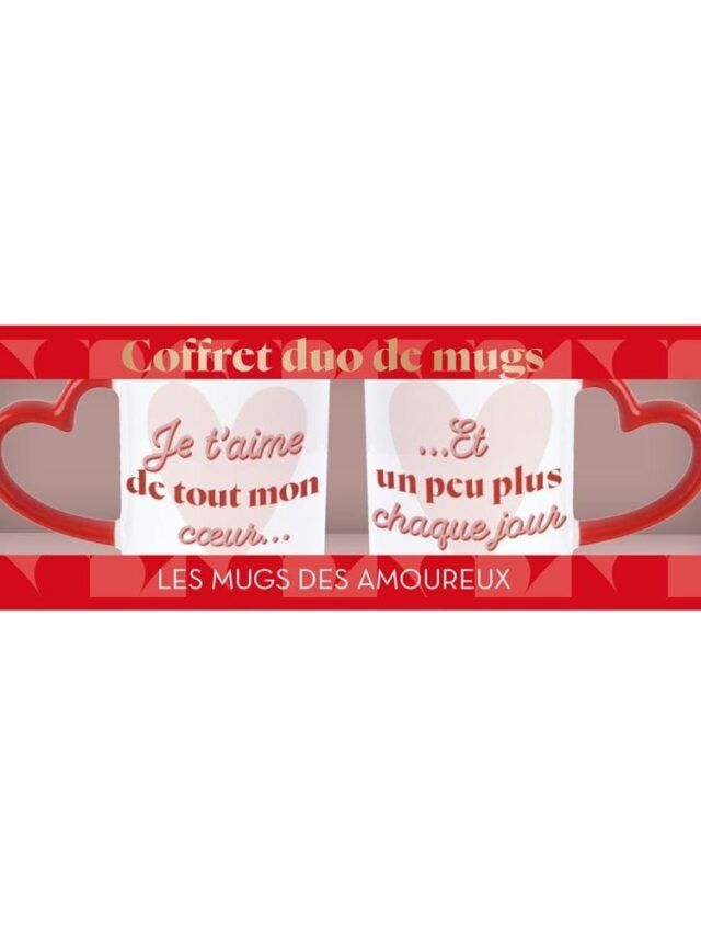 Coffret duo mug roseandfly