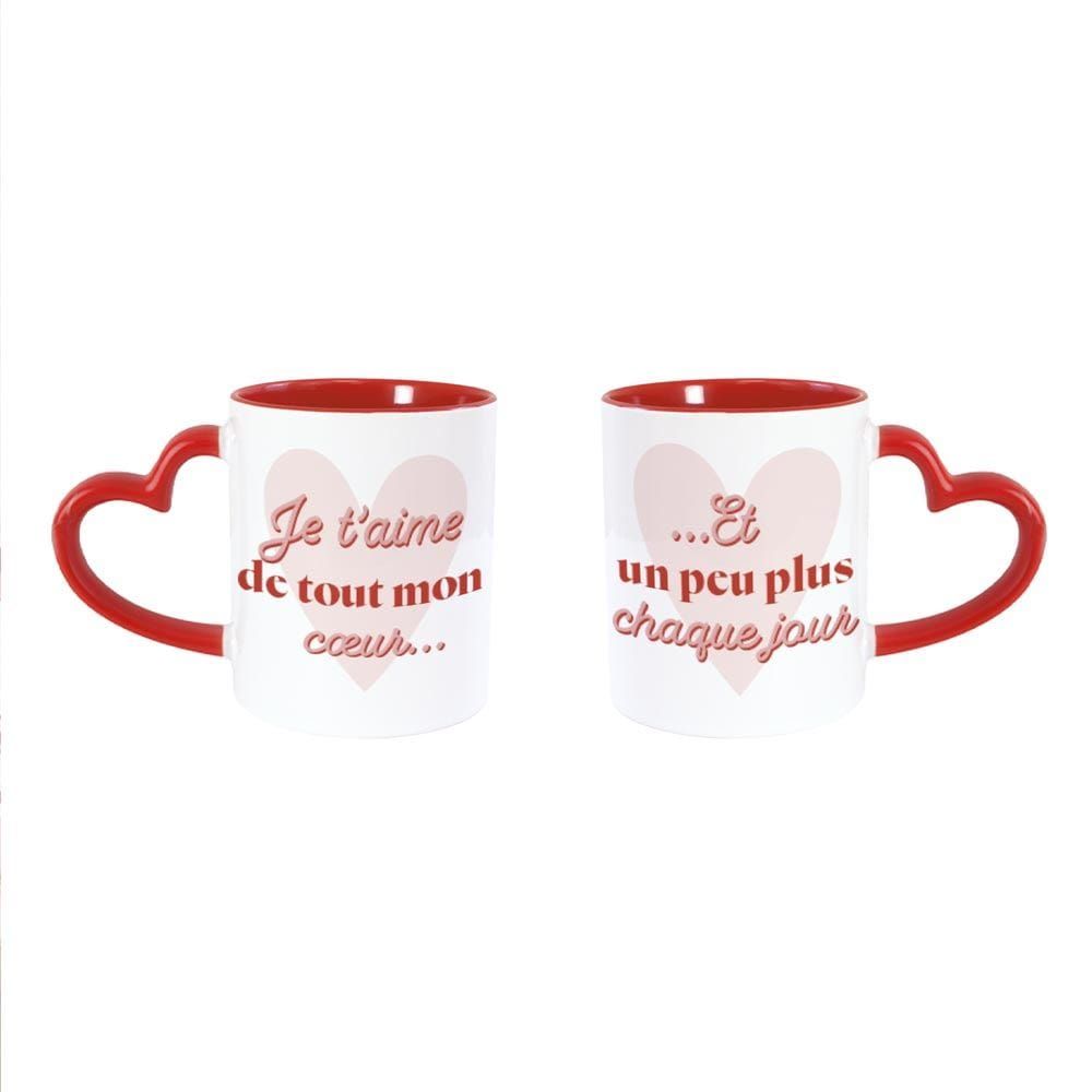 Coffret Duo Mugs Saint-Valentin