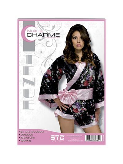 Tenue kimono noir RoseAndFly