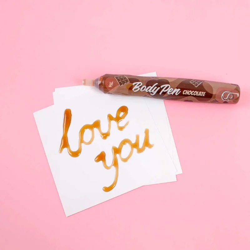 Stylo comestible au chocolat RoseAndFly