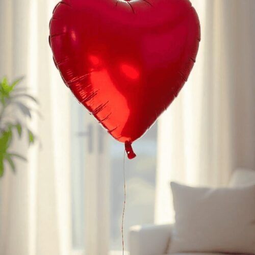 coeur rouge flotte RoseandFly