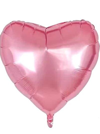 ballon aluminium coeur rose XL RoseandFly