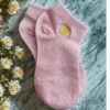 socquette paillettes roses