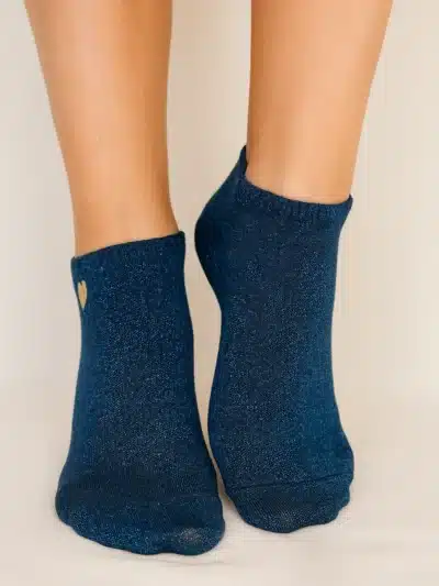 socquette bleue roseandfly lovestore
