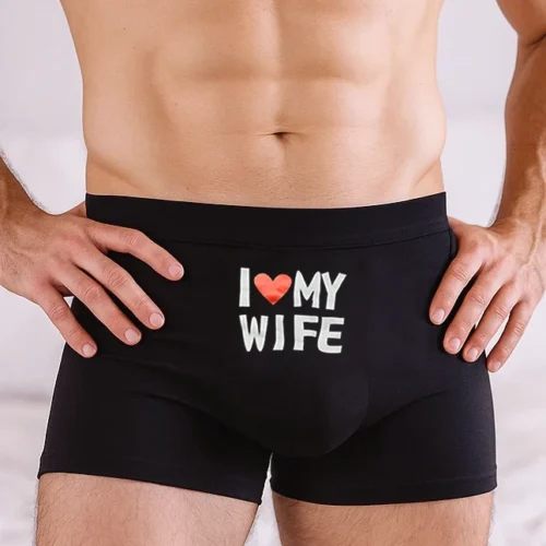 boxer humoristique ILOVEMYWIFE roseandfly lovestore couple