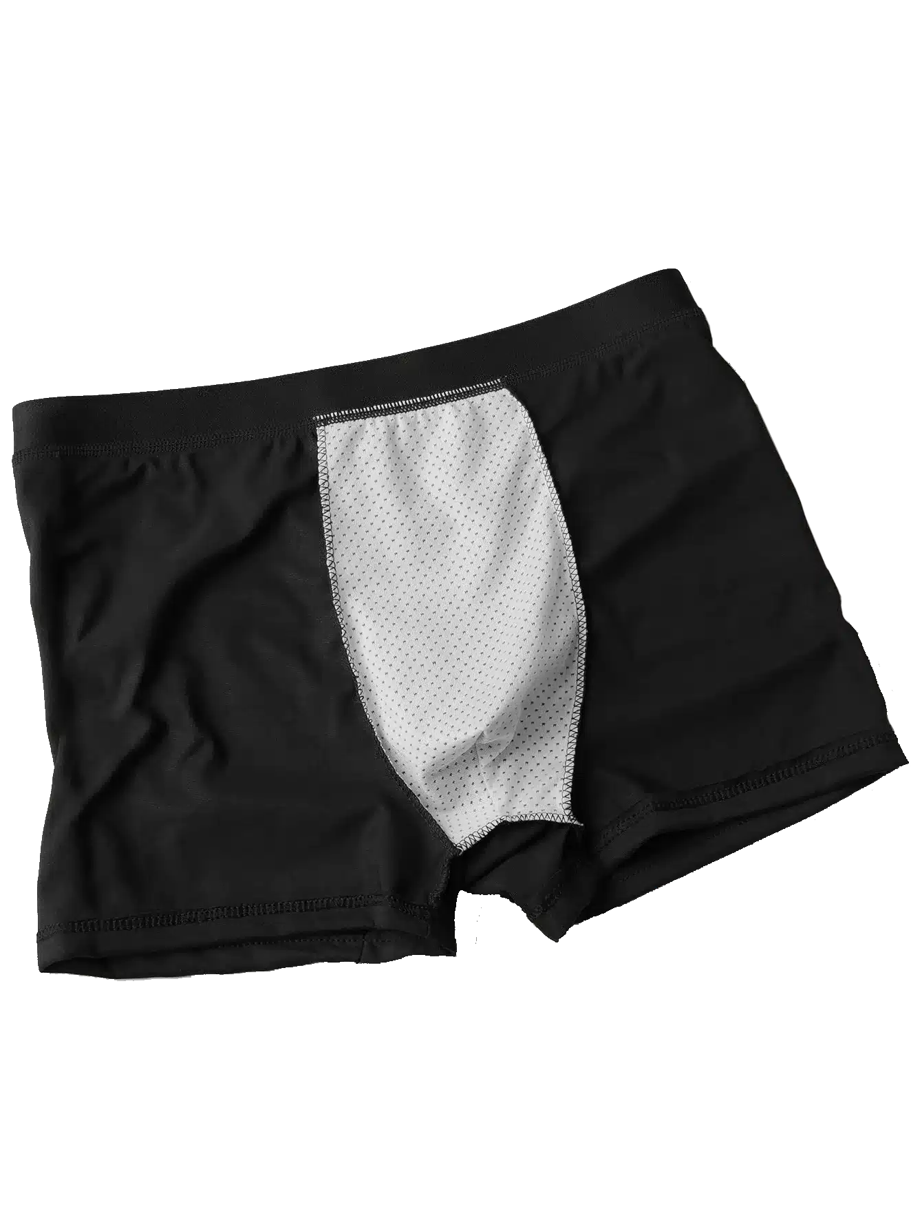 Boxer homme noir avec motifs cœurs rouges – Image 4