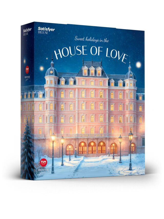 Calendrier de l’Avent Coquin Deluxe 2025 House of Love avec 24 surprises érotiques, sextoys Satisfyer et lingerie Penthouse