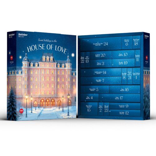 Calendrier de l’Avent Coquin Deluxe 2025 House of Love avec 24 surprises érotiques, sextoys Satisfyer et lingerie Penthouse