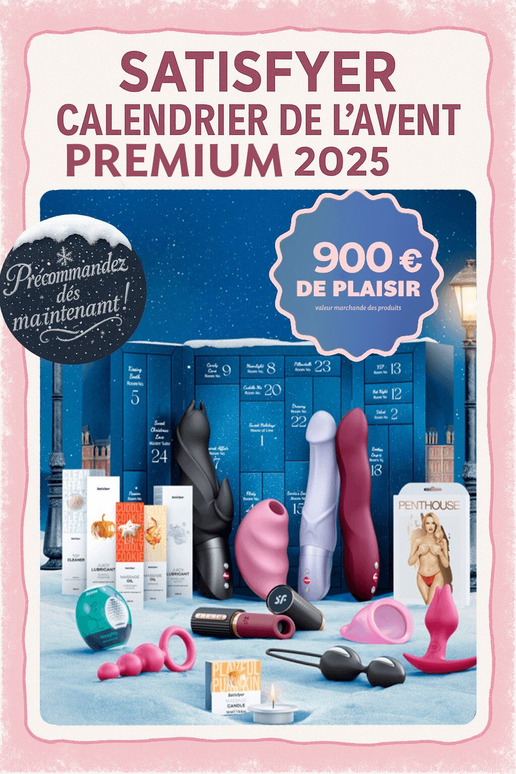 Calendrier de l’Avent  PREMIUM “House of Love” - SATISFYER – Image 2