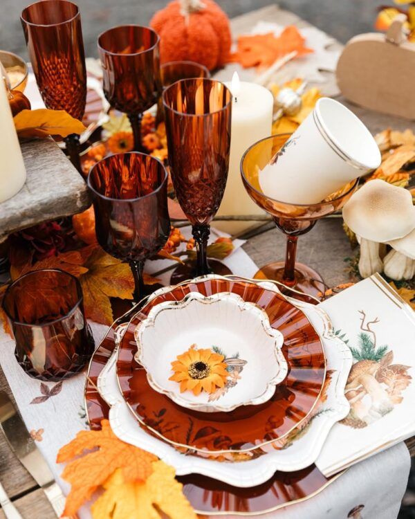 Flûte Réutilisable Ambre - Aspect Cristal