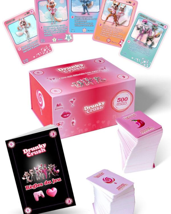Drunky Crush - Jeu de cartes pour couple