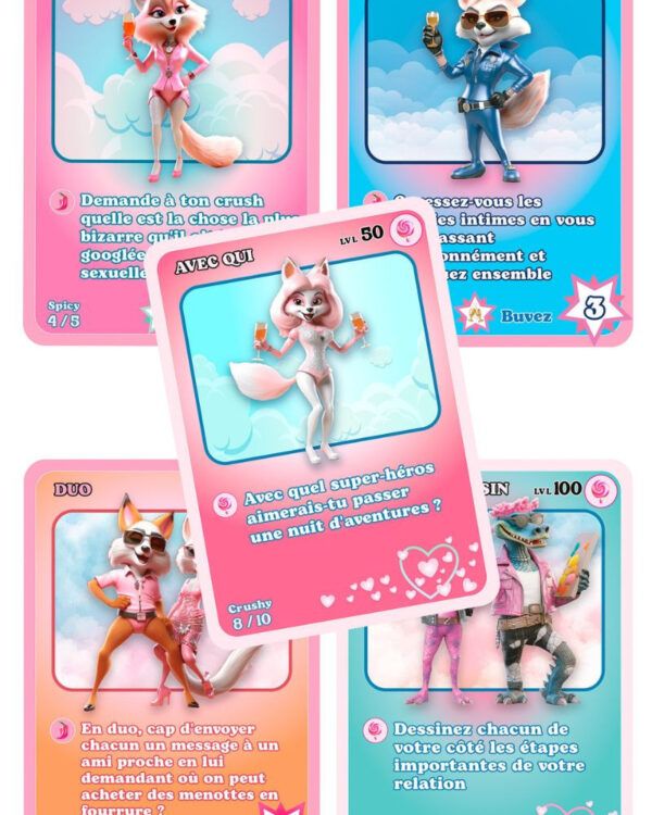 Drunky Crush - Jeu de cartes pour couple