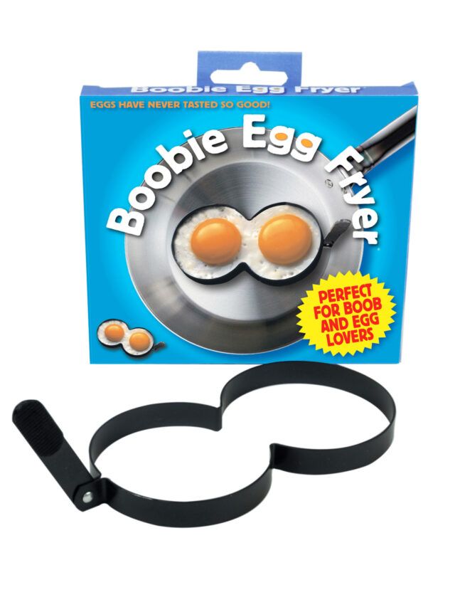 Moule à œufs au plat en forme de seins, accessoire de cuisine humoristique et original
