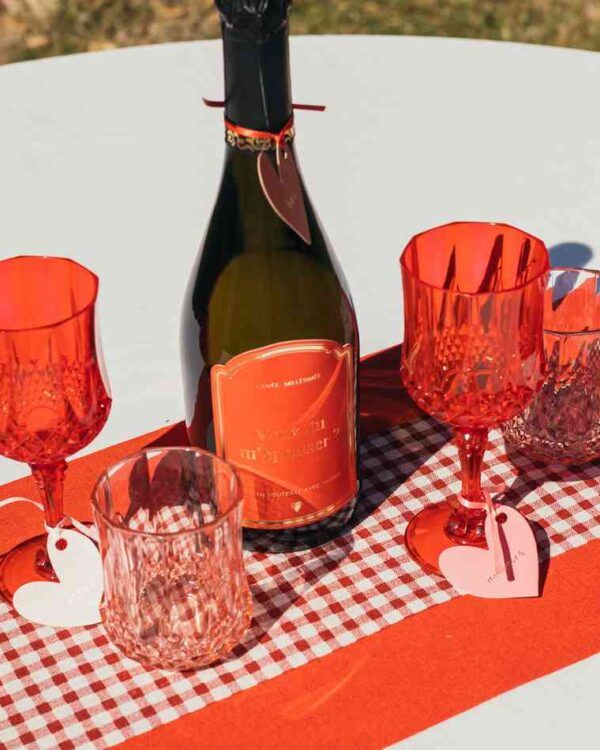 Verre Réutilisable Plastique Rose - 260ml