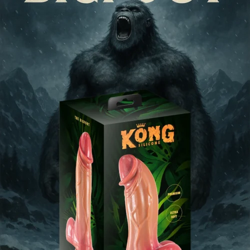 Gode ventouse The Bigfoot Kong Silicone – silicone premium