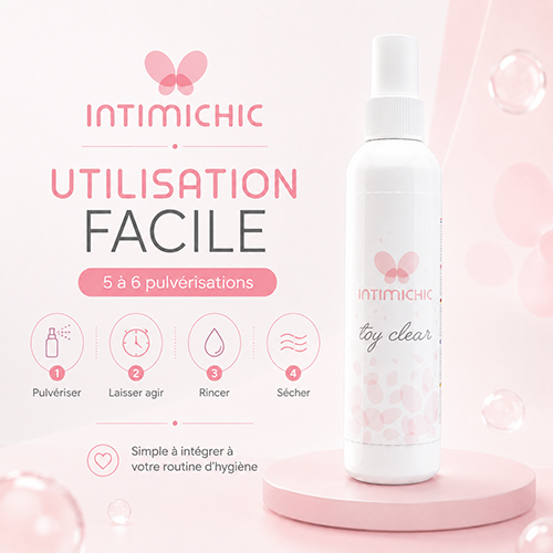 Flacon de nettoyant pour sextoys parfum frais 150 ml
