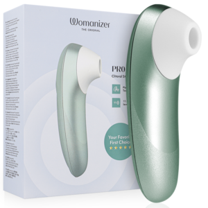 WOMANIZER – Stimulateur clitoridien Pro Vibrant Vert sauge