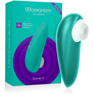WOMANIZER – Starlet 3 Turquoise – Stimulateur clitoridien Pleasure Air