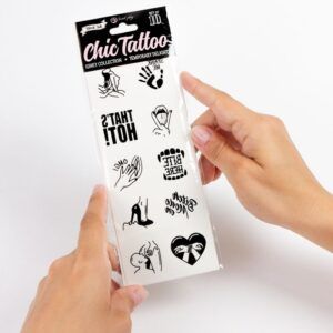 Lot de 10 tatouages temporaires Kinky Collection