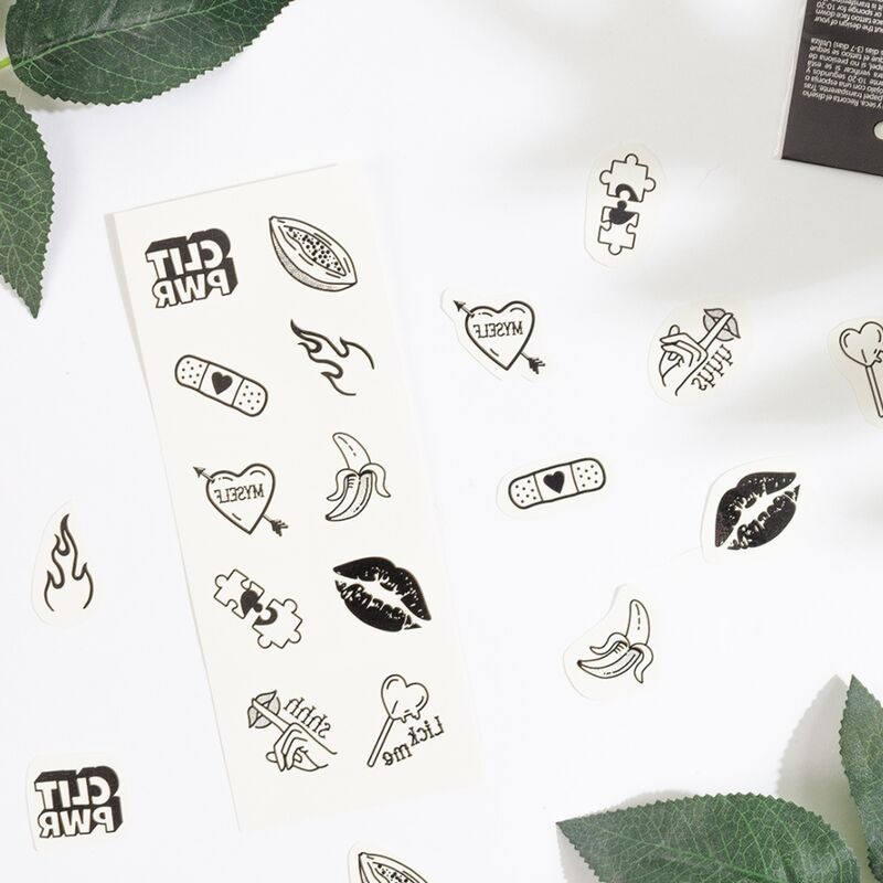 Lot de 10 tatouages temporaires 'Candy Collection' – Image 6