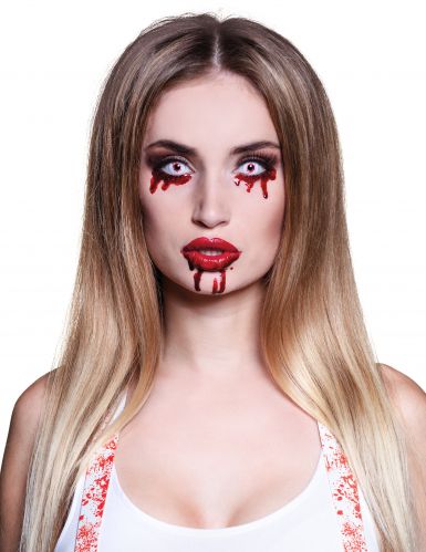 lentilles fantaisie œil ensanglanté adulte halloween