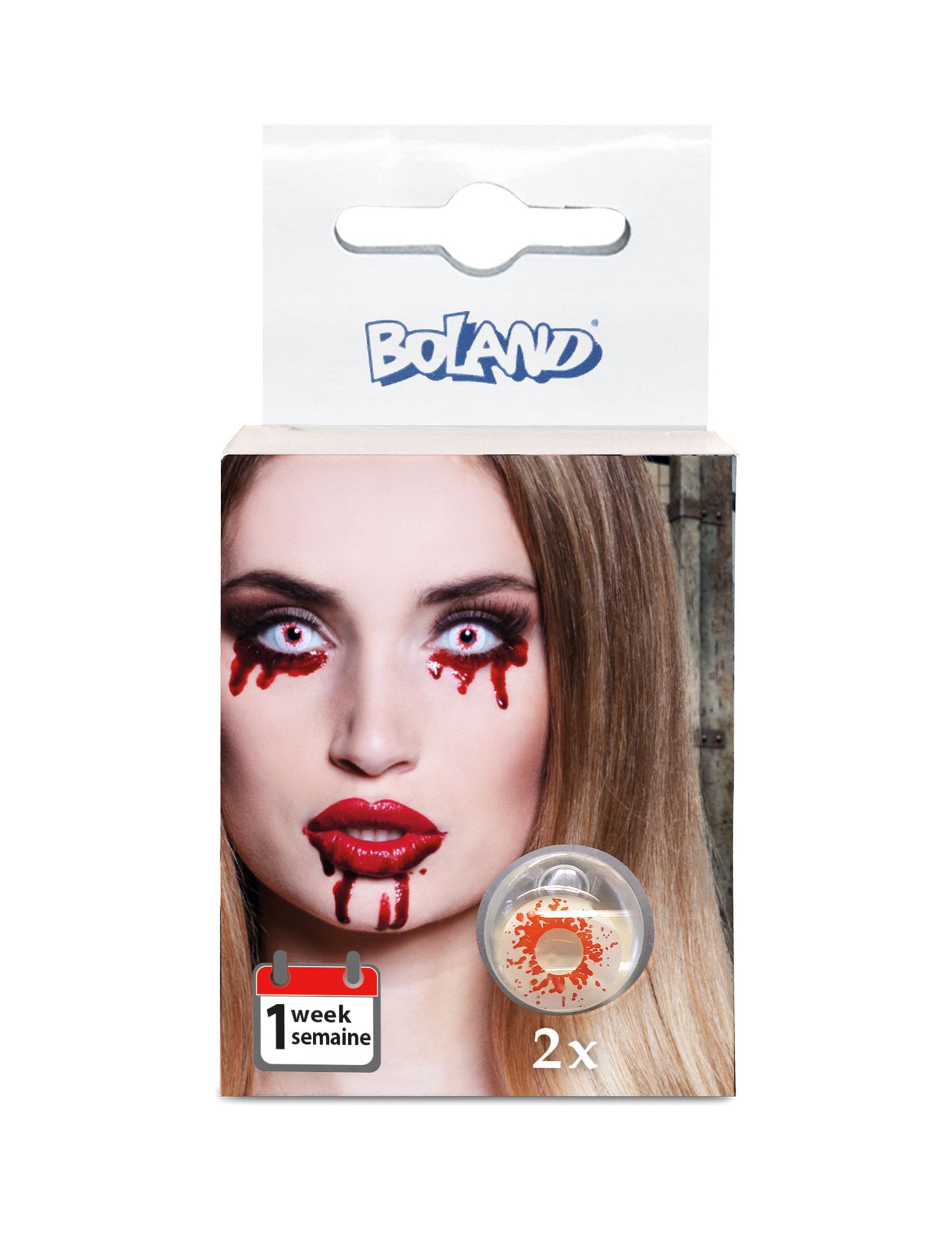 lentilles fantaisie œil ensanglanté adulte halloween
