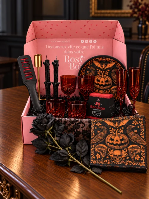 rosybox dîner halloween & jeux à deux